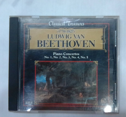 Ludwig Van Beethoven. Piano Concertos. Cd Usado. Qqa.