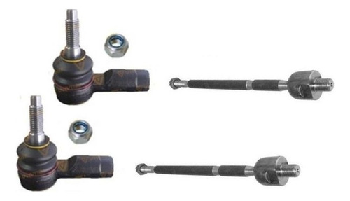 Kit Terminal Direção Barra Axial Cobalt Onix Prisma Spin Trw