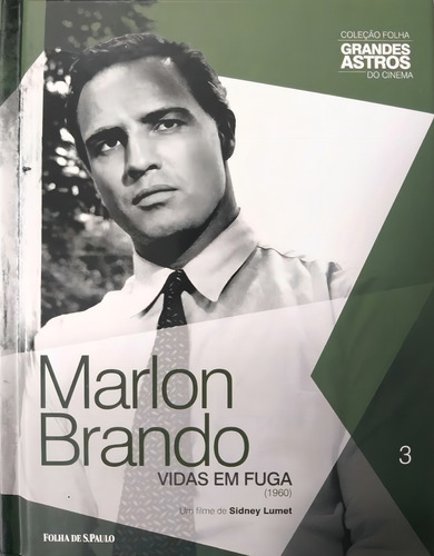 Livro/dvd Nº 3 Marlon Brando Coleção Folha Grandes Astros, De Equipe Ial. Editora Folha Em Português