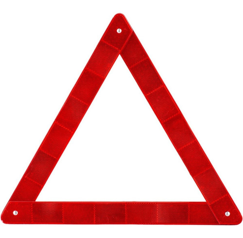 Triangulo Reflectante 40x40x40 Cm Rojo Afj