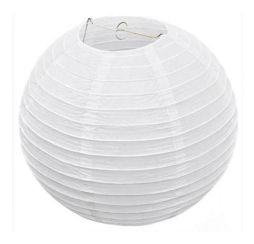 70 Unidades Enfeite Luminaria Japonesa Branca 40 Cm Oriental