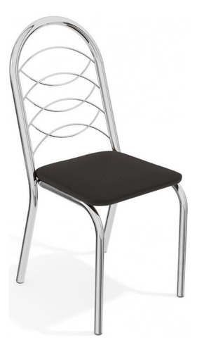 Kit Conjunto Mesa 4 Cadeiras Jantar Cozinha Vidro Preto