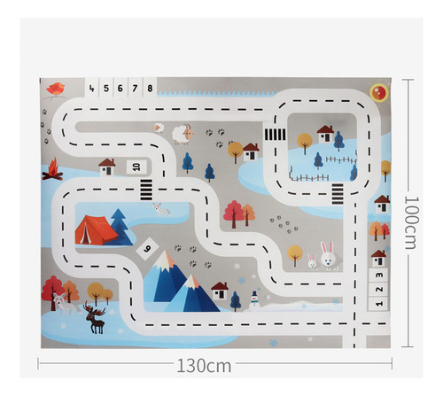 Mapa Para Niños, Mapa De Escena, Juguetes Educativos Creativ