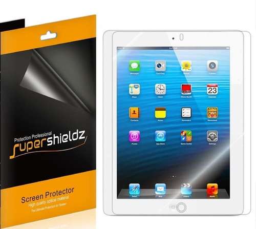 Protector Pantalla Anti Deslumbre Mate iPad 4 3 2 Gen Pack 3