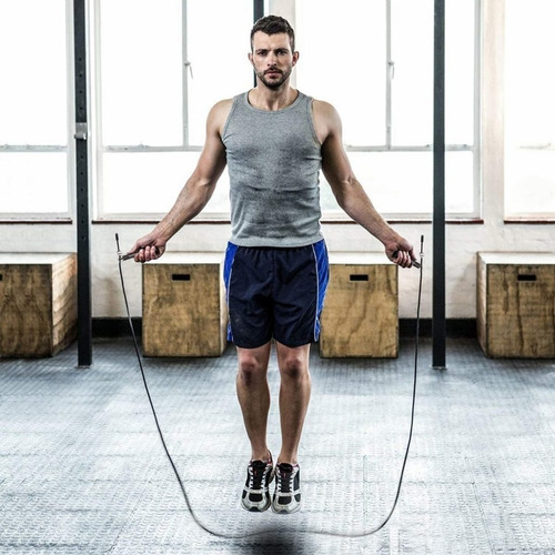 Imagen 3 de 4 de Cuerda Para Saltar Cardio Deporte Velocidad