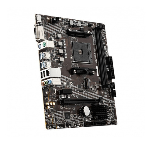 Placa Madre Msi A520m-a Pro Am4 Amd Sata 6gb/s Micro Atx