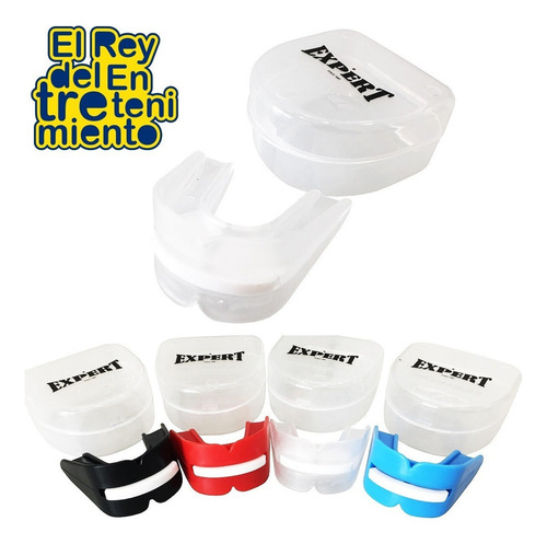 Imagen 4 de 7 de Protector Bucal Doble Termomoldeable Boxeo + Estuche! El Rey