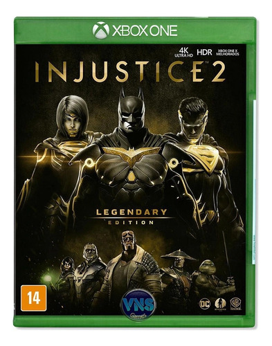 Injustice 2 Xbox One Mídia Física Lacrado Pt Br