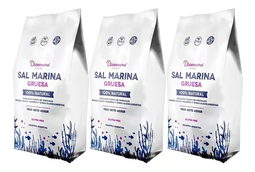 Sal Marina Gruesa Comestible