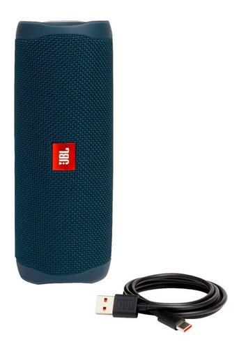 Parlante JBL Flip 5 JBLFLIP5BLUAM portátil con bluetooth waterproof blue 220V