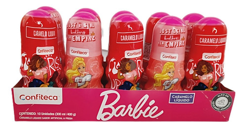 Dulce Caramelo Liquido Barbie Roll On X 10 Uds