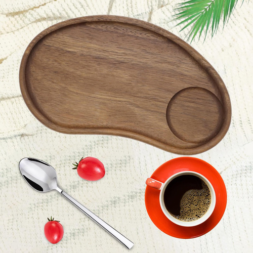Bandeja De Madera Para Presentación Culinaria Forma De