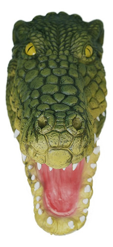 Máscara Realista De Látex Para Cosplay De Cocodrilo Disfraz