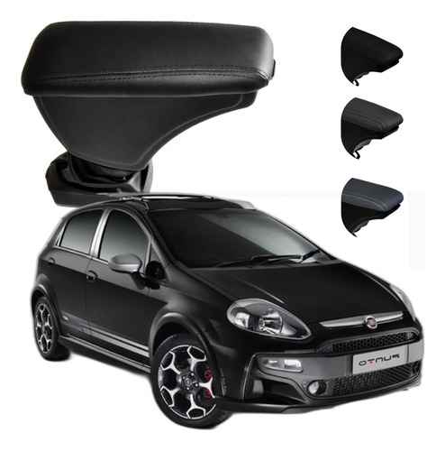 Apoio De Braço Para Fiat Punto (2007-2019) Preto