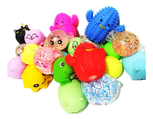 48 Squishy Juguete Cute Kawai Piñata Bolo Fiesta Premio 