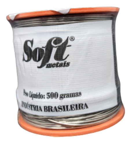 Estanho P/ Solda Eletrônica 63x37 Profissional C/ Fluxo 500g 0V