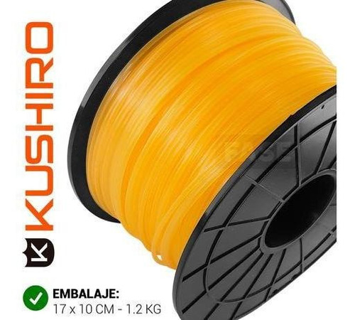 Imagen 2 de 3 de Tanza Redonda Desmalezadora 1 Kg 2,5 Mm Bordeadora Kushiro