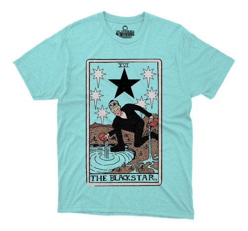 Playera David Bowie Black Star Tarot Ziggy Rock Aladdine