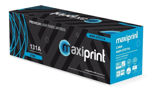 Toner Maxiprint Compatible Hp 131a Cian (cf211a)