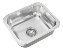 Comprar Pileta Cocina Simple Johnson E28 Bajo Mesada 34x28.5x15 Inox
