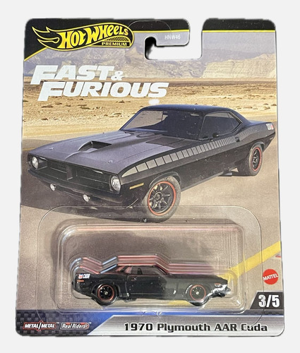 Mattel Hot Wheels Premium Fast & Furious 1970 Plymouth Cuda