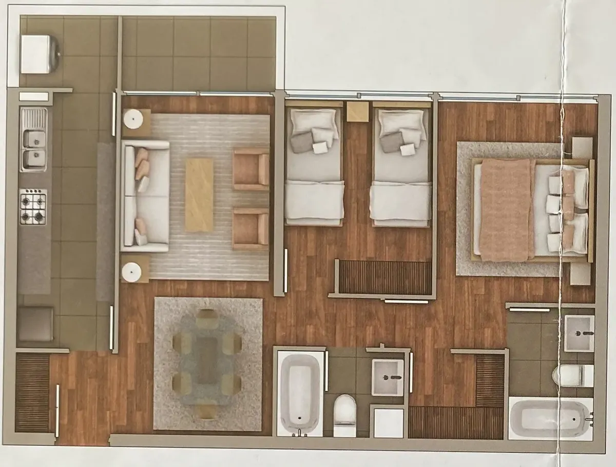 Imagen 2 de 16 de Excelente Depto. En Condominio Bien Ubicado Y Tranquilo