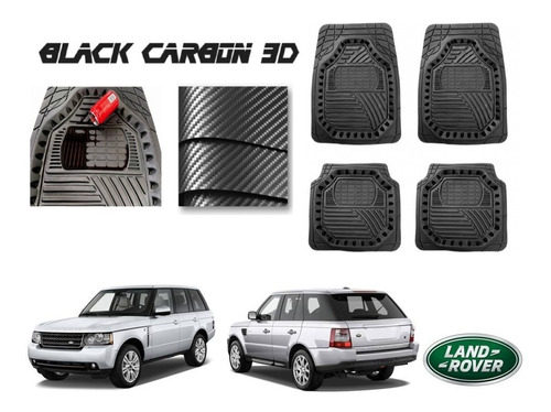 Tapetes Premium Black Carbon 3d Range Rover 2001 A 2013