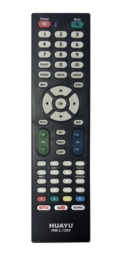 Imagen 1 de 8 de Control Universal Para Televisores Y Televisores Smart