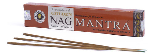 Incenso Indiano Vijayshree Golden Nag Mantra - 15 Varetas