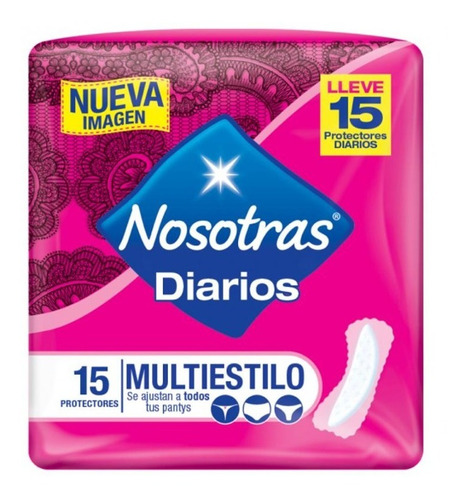 Protectores Nosotras Diarios Multies - Unidad a $14