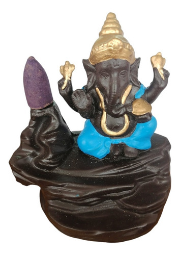 Incensario Quemador, Ceramica Ganesha Con Incienso (10 Pzs)