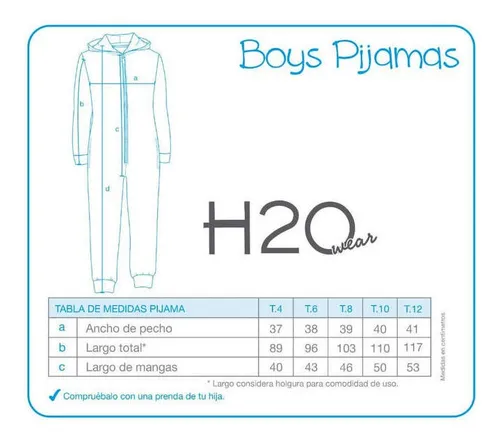Pijama Niño Polar C/gorro Camuflaje Azul H2o Wear