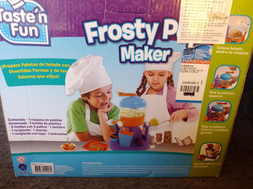 Frosty Pop Maker. Elabora Tus Paletas. Marca Taste ´n Fun