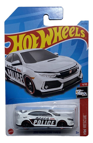 Hot Wheels 2023 (m) Hw Rescue 215/250 - 2018 Honda Civic Typ