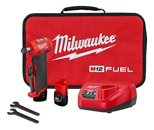 Milwaukee 2485-22 M12 Fuel Kit De Amoladora De Ángulo Recto 