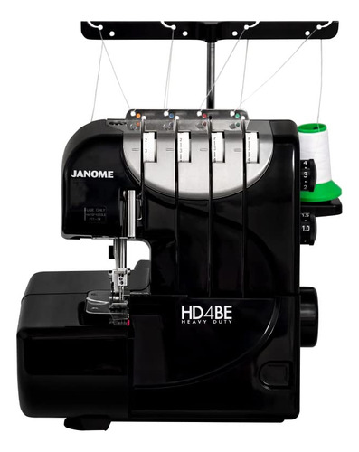 Janome Hd4 Vintage Black Edition Heavy Duty Serger