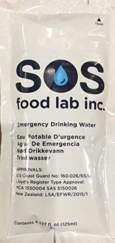 Agua De Emergencia De La Marca S.o.s. Food Lab