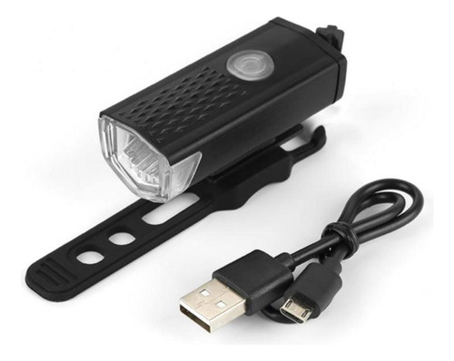 Juego De Lámparas De Bicicleta Recargables Por Usb, Luces