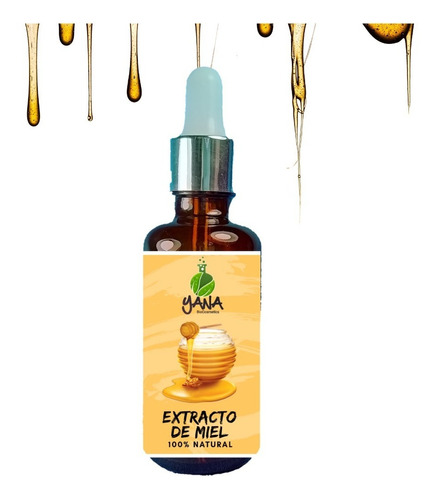 Extracto De Miel 100% Natural Para Uso En Cabello Y Rostro 