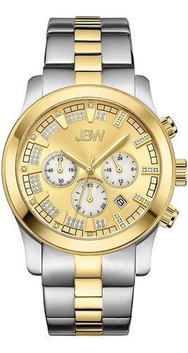 Jb-6218-e  Delano  Reloj Cronógrafo De Diamantes En To...