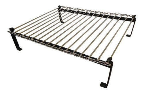 Parrilla De Alambre Cromado Plegable De Enrrollar Con Funda