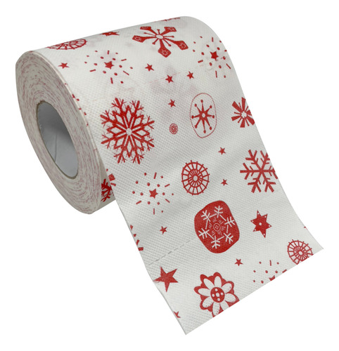 Rollo De Papel Higiénico Para Baño Con Diseño De Papá Noel D