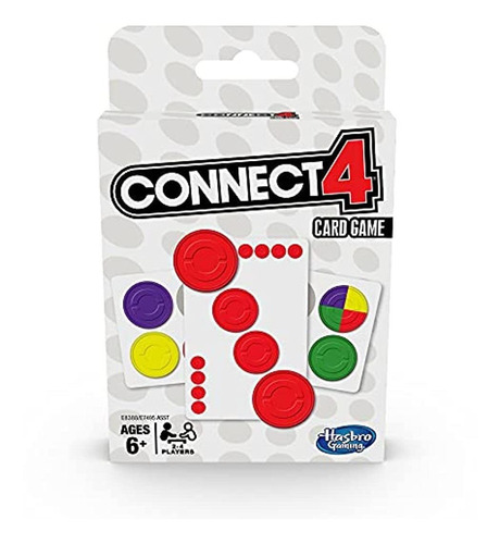 Hasbro Gaming Connect 4 Juego De Cartas Para Niños De 6 Años