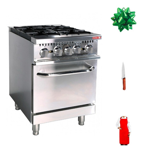 Estufa A Gas Con Horno Torrey Est-4qhg + Regalos