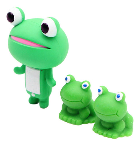 Xd 3 Piezas Mini Ranas Mini Estatua Diy Terrario Artesanías