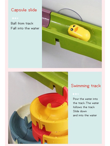 Yu Diy Juguetes De Baño Tobogán Diy Cascadas De Interior