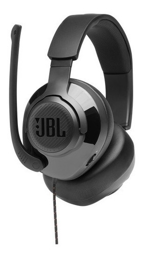 Imagen 2 de 8 de Auriculares Headset Jbl Quantum 200 - On Ear 1.2mts Black