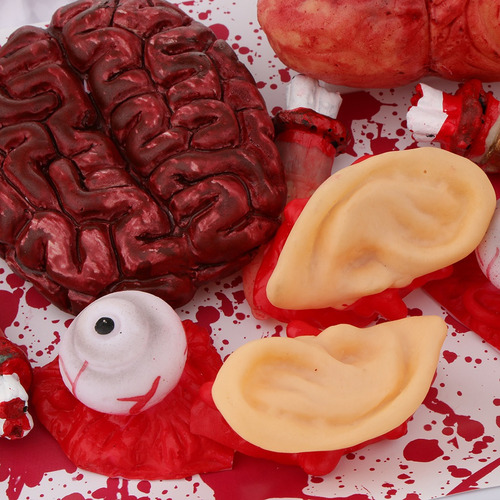Bloody Human Body Parts Combo Lunch Box Scary Cosplay 