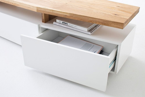 Imagen 5 de 7 de Mueble Para Tv Moderno Ref: Hifi En Lacada Y Madera