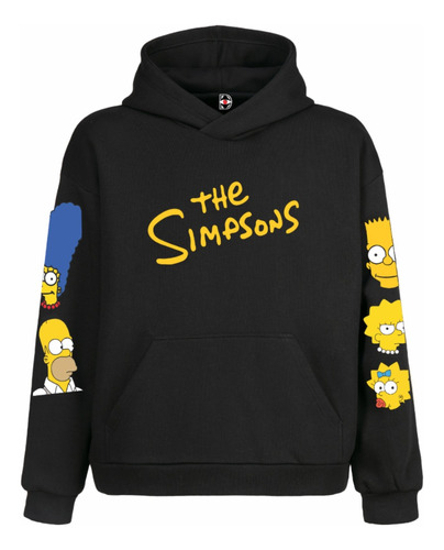 Buso  Saco Con  Capucha Estampado Los Simpsons